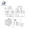 Véritable Marine caché matériel de meubles électroniques loquet cuisine sans clé triple serrure